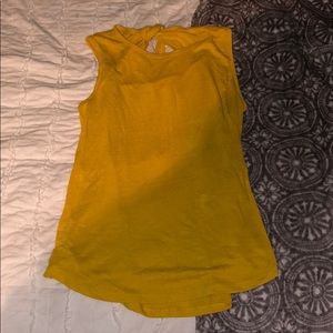 yellow/gold tank top